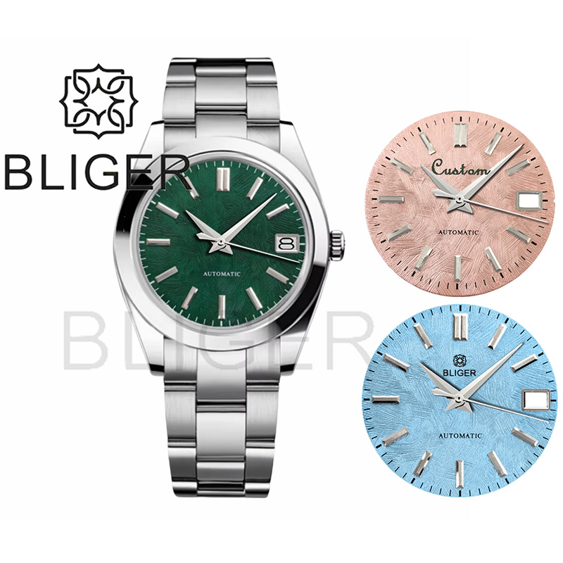 Luxury Watch German - BLIGER 36mm39mm 사용자 정의 로고 그린