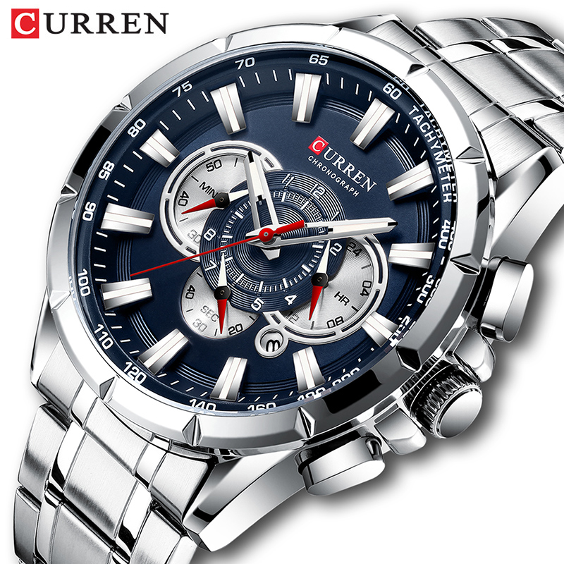 Luxury Watch Manufacturers - CURREN 손목 시계 남자 방수 크로노