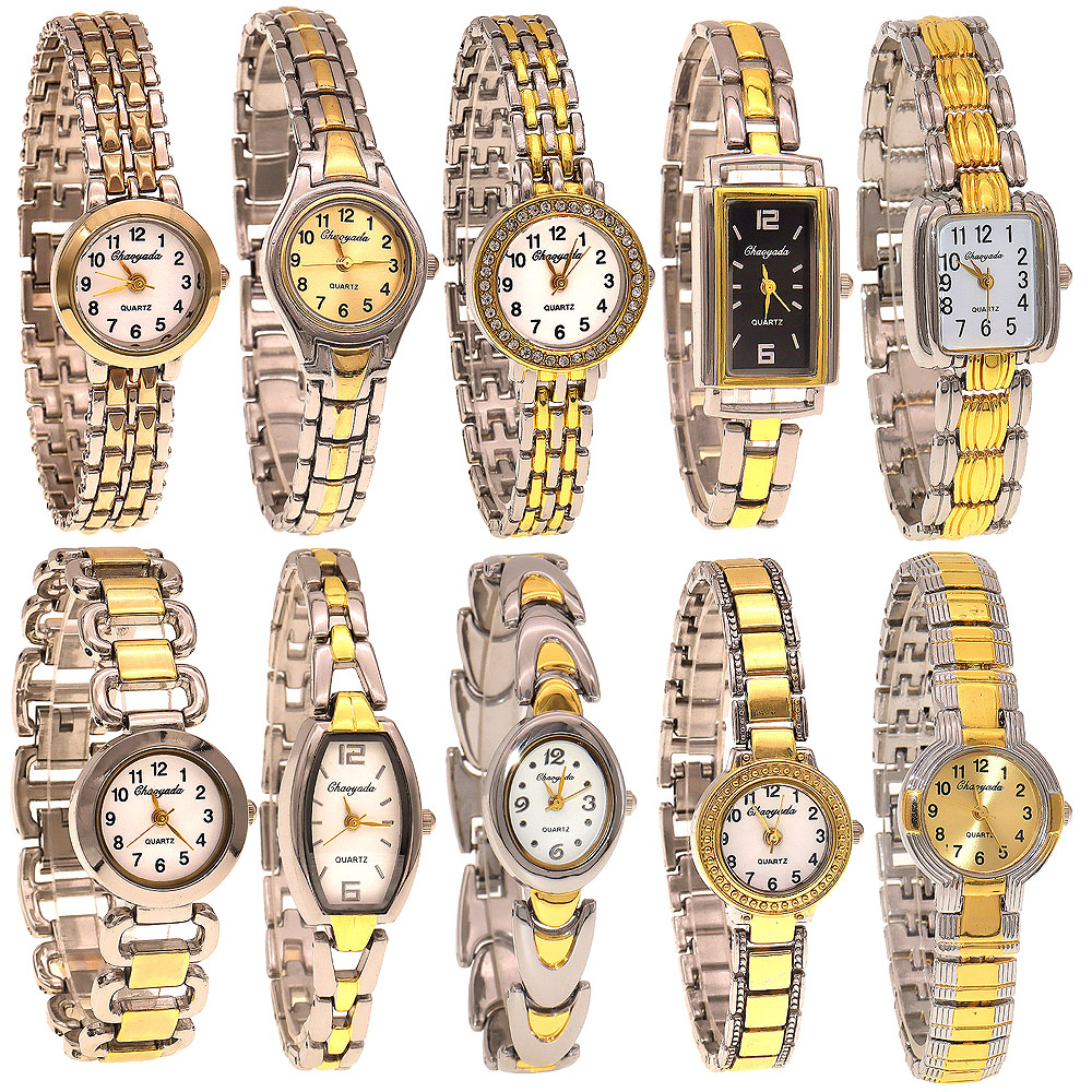 Luxury Watch For Women - 10개/세트, 믹스 벌크 고급 여성용 시계,