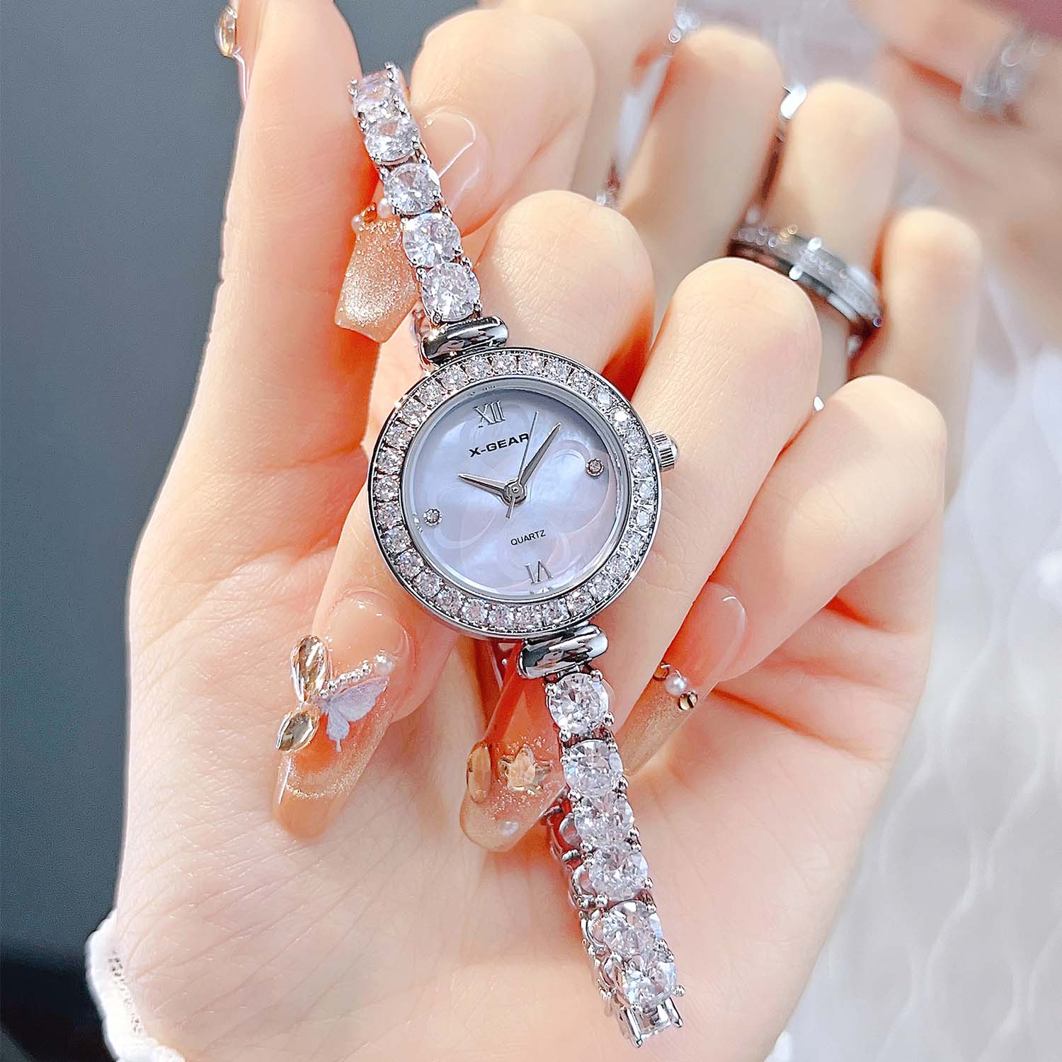 Luxury X I Watch - X-GEAR 패션 지르콘 다이아몬드 여성용 시계