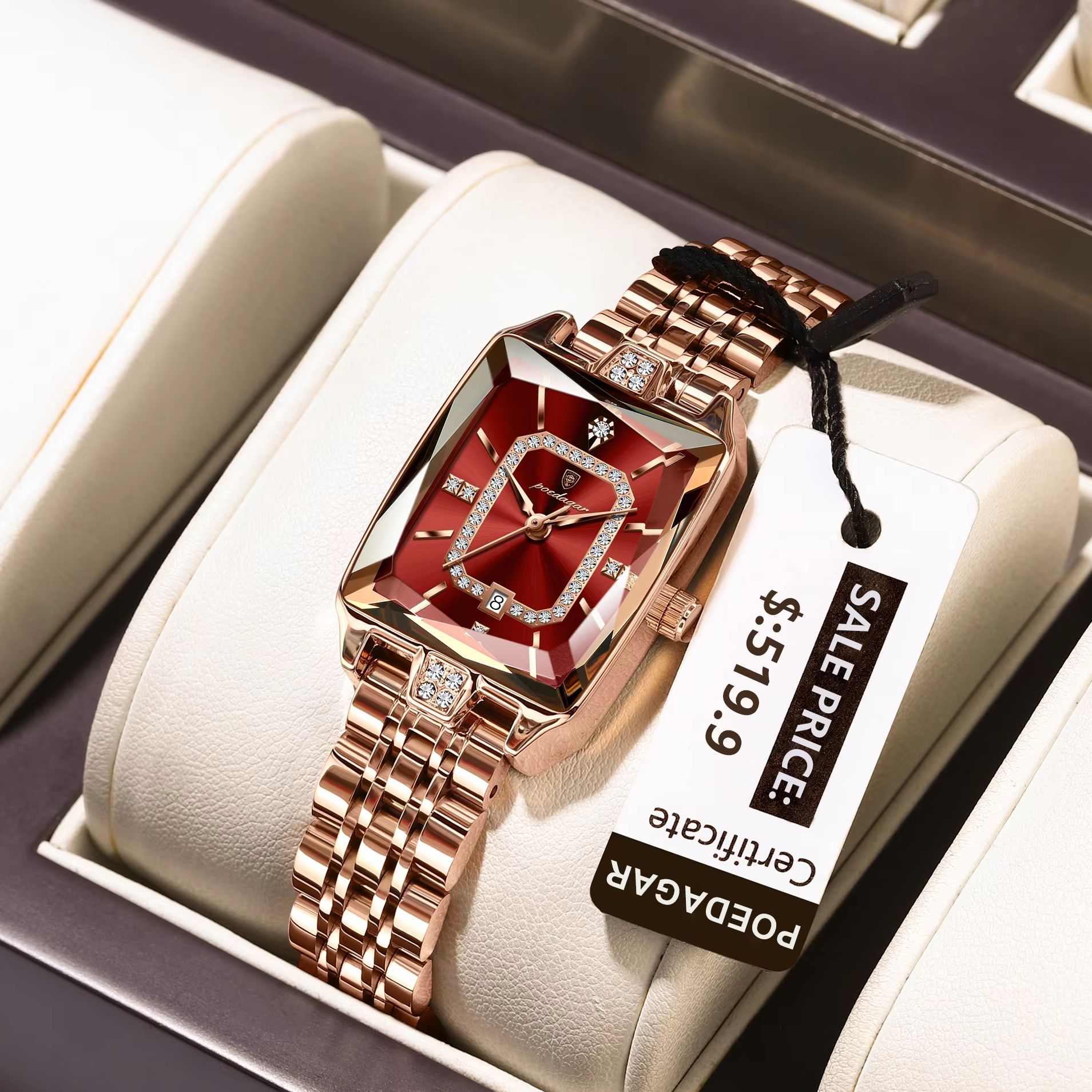 Luxury Watch For Women - 포에다가 패션 우아한 여성 손목시계 방수