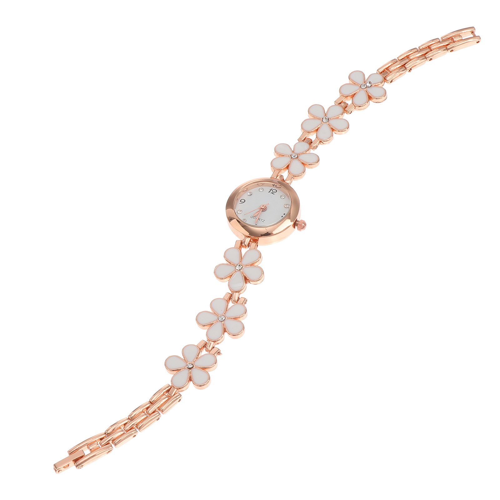Luxury Watch For Women - 여성용 우아한 크리스탈 쿼츠 팔찌 시계,