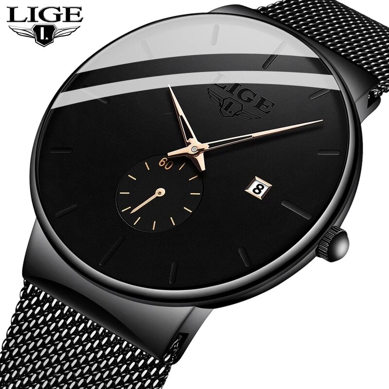 Luxury Watch Manufacturers - LIGE 패션 남성 시계, 탑 브랜드