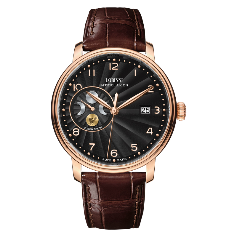 Luxury Watch German - LOBINNI 남성용 사파이어 일본 MIYOTA 자동