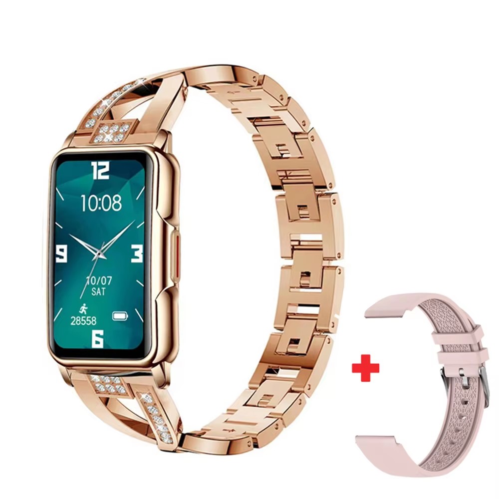 Luxury Watch German - 여성용 스마트워치, 고급 다이아몬드 시계, 심박수