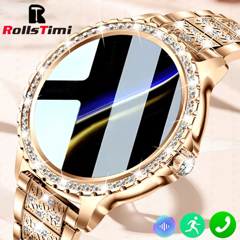 Luxury Watch In The World - 패션 럭셔리 골드 여성 스마트 시계