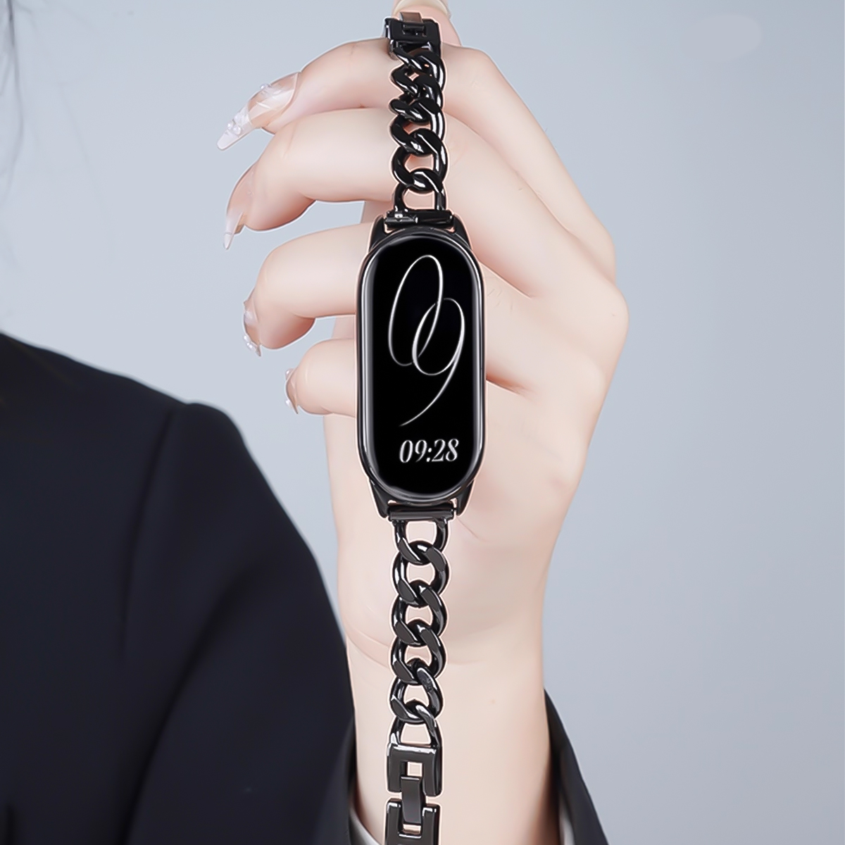 샤오미 미밴드 10 9 8용 고급 스테인리스 스틸 스트 - Luxury Watch German 리뷰 및 가격
