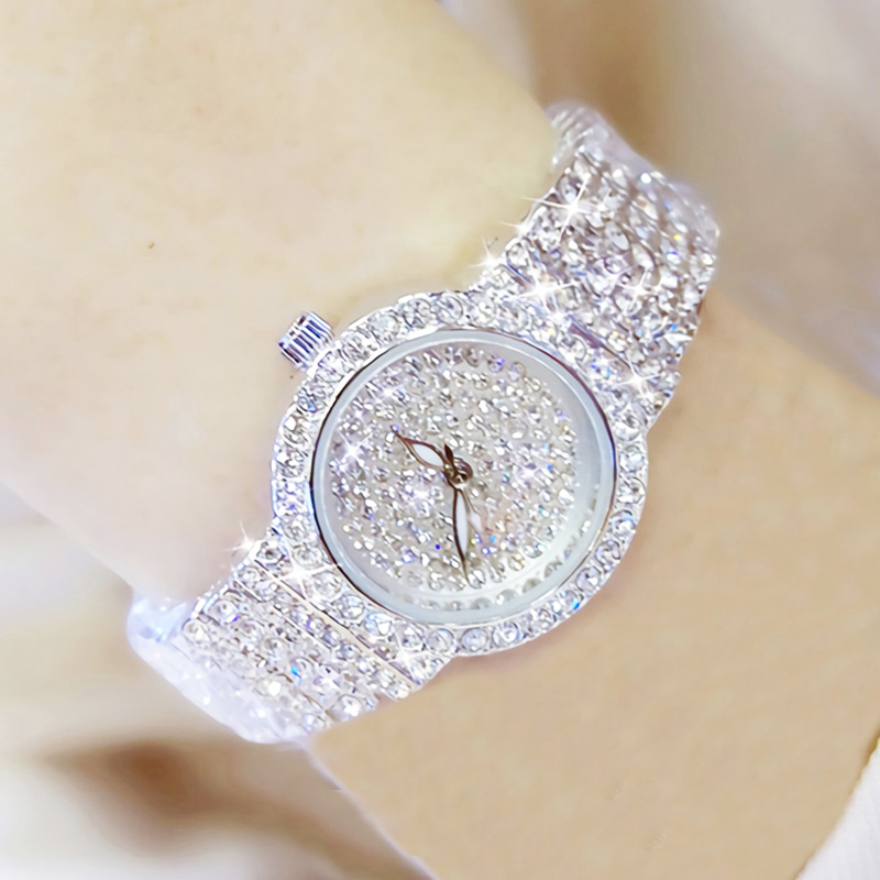 BS 여성용 다이아몬드 손목 시계, 여성용 소형 손목  - Luxury Watch Diamond 리뷰 및 가격