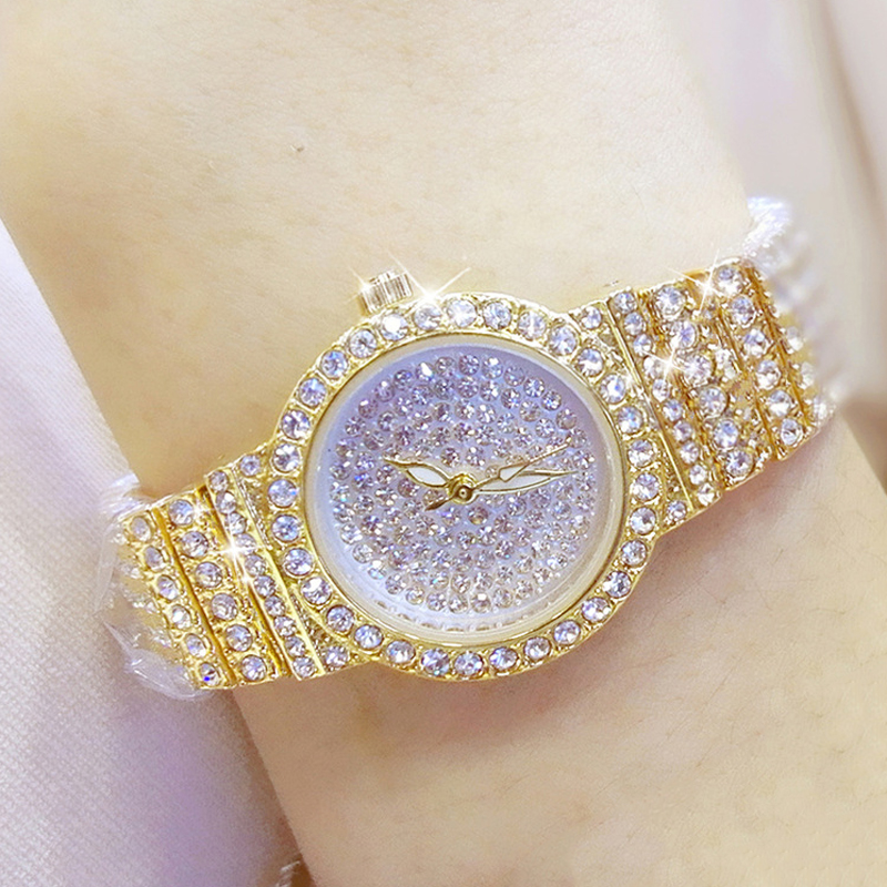 BS 여성용 다이아몬드 손목 시계, 여성용 소형 손목  - Luxury Watch Diamond 리뷰 및 가격