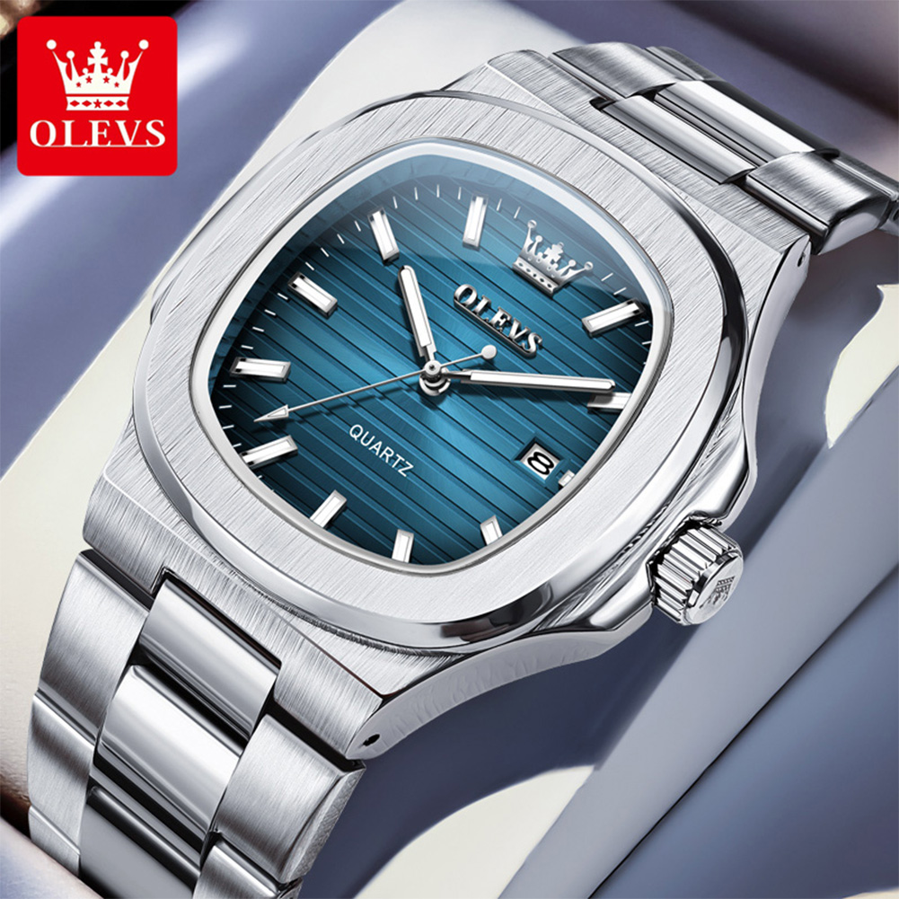 OLEVS 최고급 명품 브랜드 남성용 시계 스포츠 방수 - Luxury Watch Mockup 리뷰 및 가격