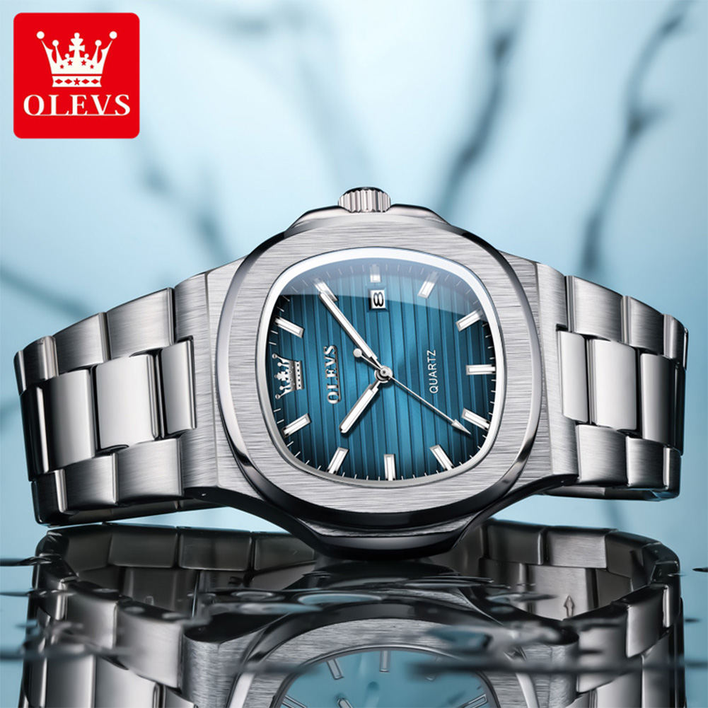 OLEVS 최고급 명품 브랜드 남성용 시계 스포츠 방수 - Luxury Watch Mockup 리뷰 및 가격