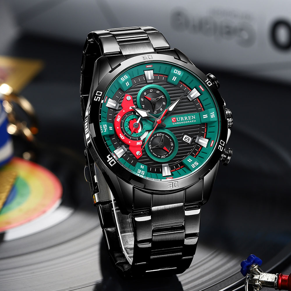 CURREN 남자 손목 시계, 방수 크로노그래프 남자  - Luxury Watch Manufacturers 리뷰 및 가격