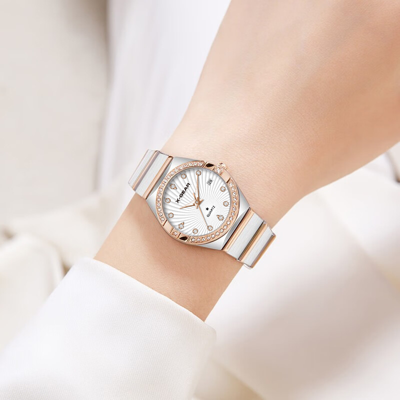 패션 시계 여성용 고급 야광 방수 스테인리스 스틸 날짜 - Luxury X I Watch 리뷰 및 가격