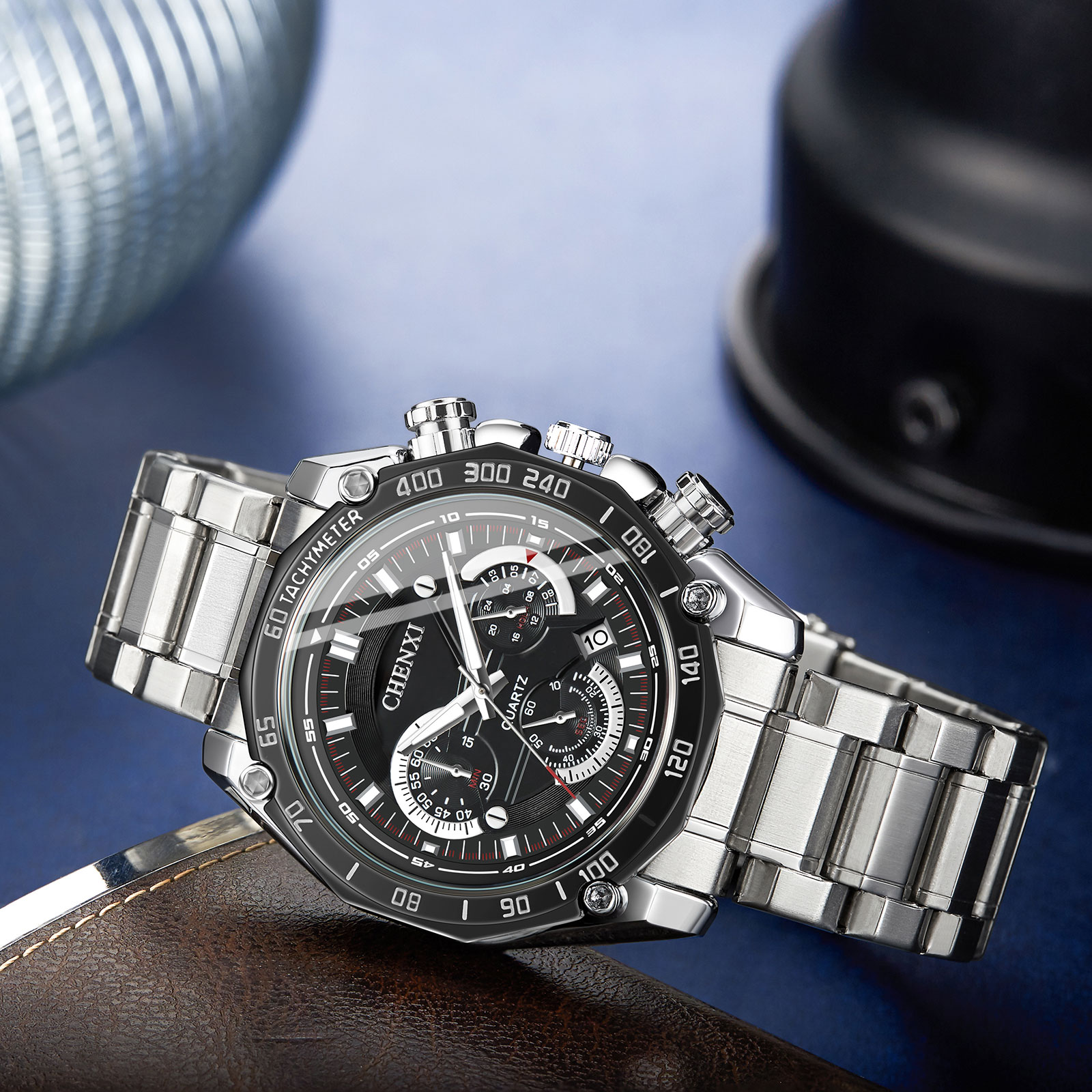 첸시 남성용 시계 스테인리스 스틸 크로노그래프 최고급  - Luxury Watch Manufacturers 리뷰 및 가격