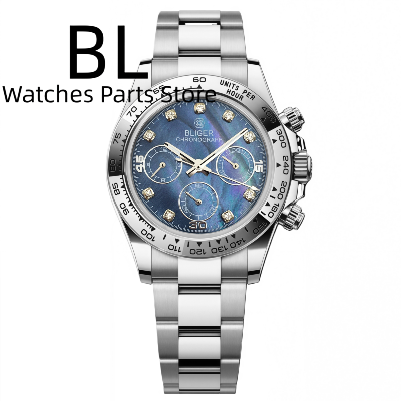 BLIGER 39mm 럭셔리 VK63 남성용 시계 쿼츠 - Luxury Watch German 리뷰 및 가격