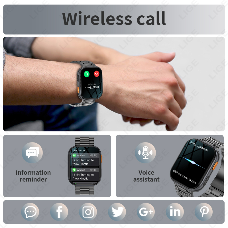 LIGE 신형 밀리터리 아웃도어 1000mAh 스마트워 - Luxury Watch In The World 리뷰 및 가격