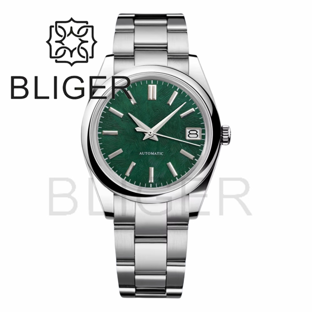 BLIGER 36mm39mm 사용자 정의 로고 그린 다 - Luxury Watch German 리뷰 및 가격