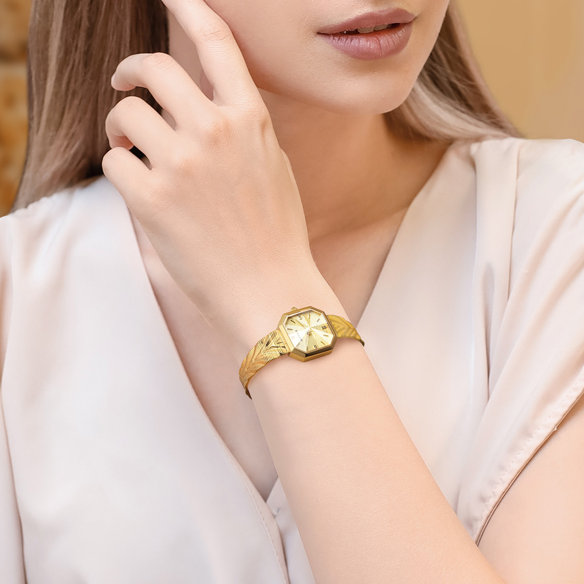 버니 골드 시계 여성용 그릿 다이얼 팔각형 쿼츠 손목시 - Luxury Watch Diamond 리뷰 및 가격