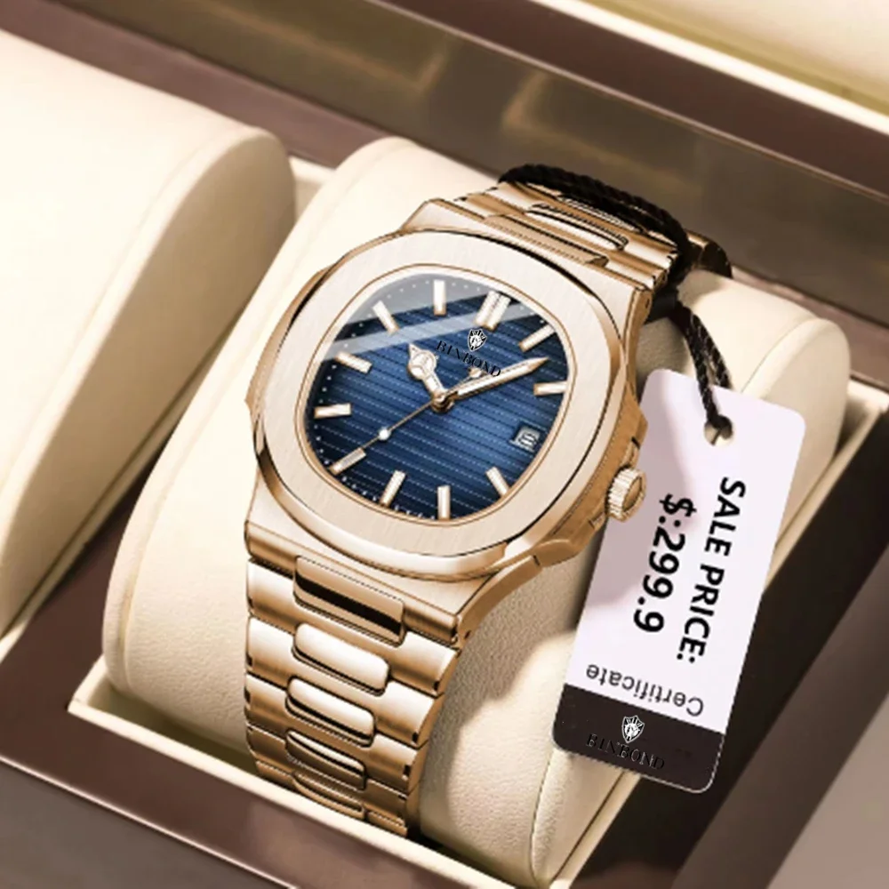 뉴 스위스 남성 캐주얼 로즈 골드 시계 남성용 럭셔리  - Luxury Watch German 리뷰 및 가격