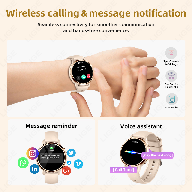 2026 LIGE 여성 스마트 시계 럭셔리 1.26'' - Luxury Watch In The World 리뷰 및 가격