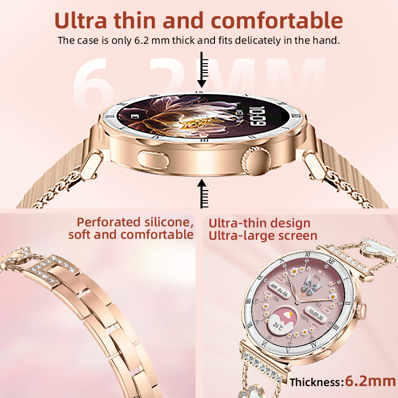 LIGE 음성 통화 스마트워치 패션 다이아몬드 여성용  - Luxury Watch In The World 리뷰 및 가격