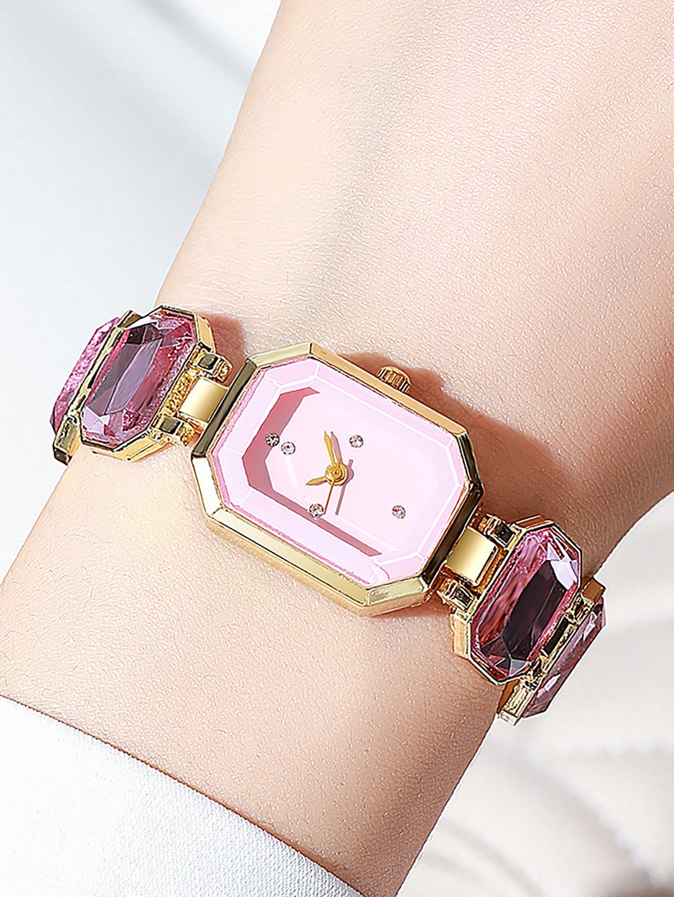 여성 스퀘어 시계 럭셔리 스테인레스 스틸 워터 다이아몬 - Luxury Watch Diamond 리뷰 및 가격