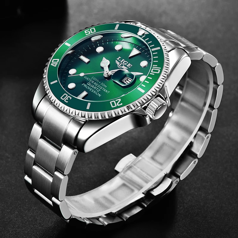 LIGE 최고 브랜드 럭셔리 패션 다이버 시계 남자 3 - Luxury Watch Manufacturers 리뷰 및 가격