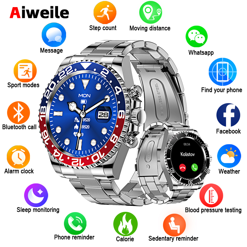 고급 고급 스마트 워치 남자 밀리터리 스마트워치, AW - Luxury Watch Korea 리뷰 및 가격