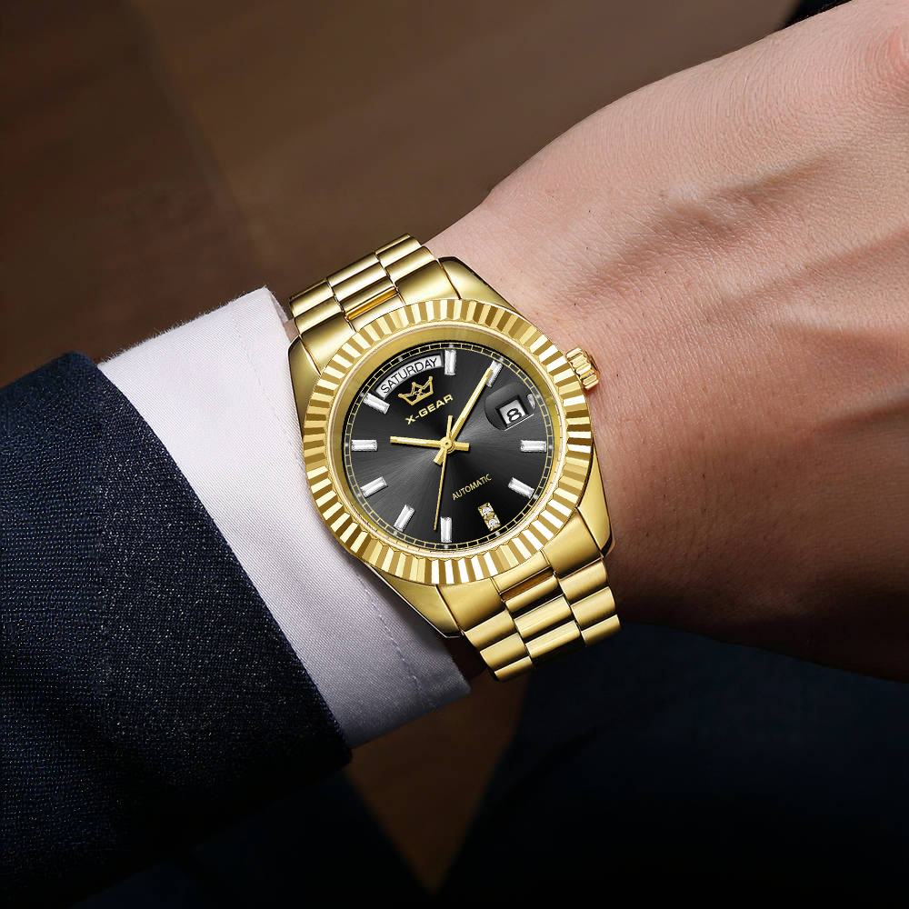 남성용 고급 자동 기계식 시계, 하이엔드 방수 비즈니스 - Luxury X I Watch 리뷰 및 가격