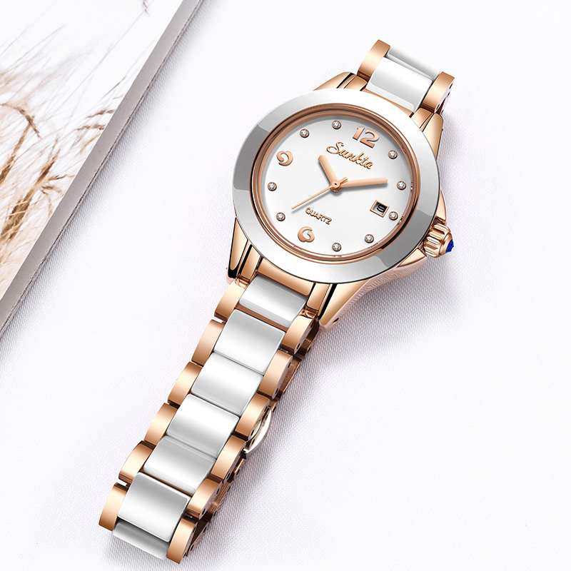 Sunkta 패션 캐주얼 쿼츠 여성 시계 우아한 럭셔리 - Luxury Watch Diamond 리뷰 및 가격