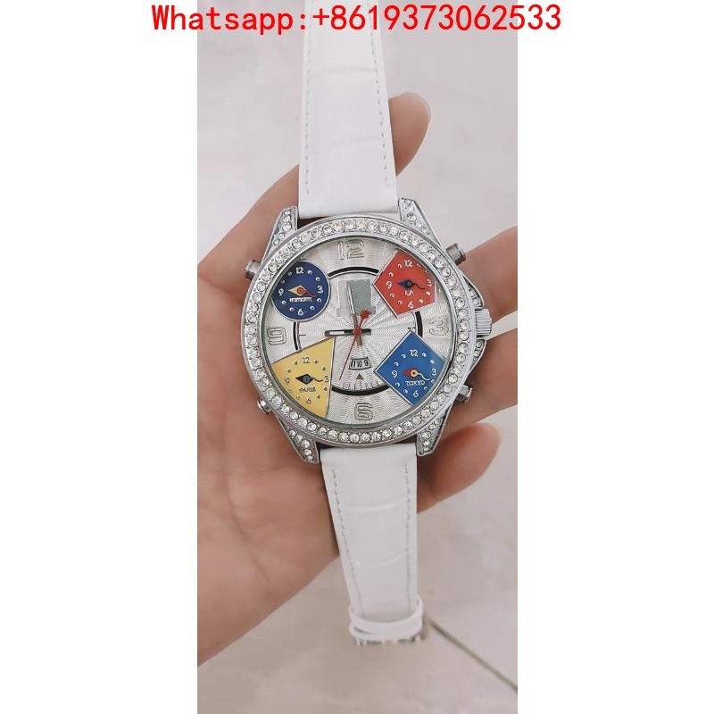 맞춤형 고급 대형 플레이트 시계 남성용 시계 벨트 골드 - Luxury Watch Diamond 리뷰 및 가격