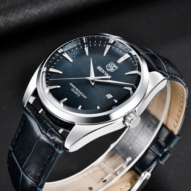 베냐르 5163 최고급 명품 밀리터리 손목시계 가죽 쿼 - Luxury Watch German 리뷰 및 가격