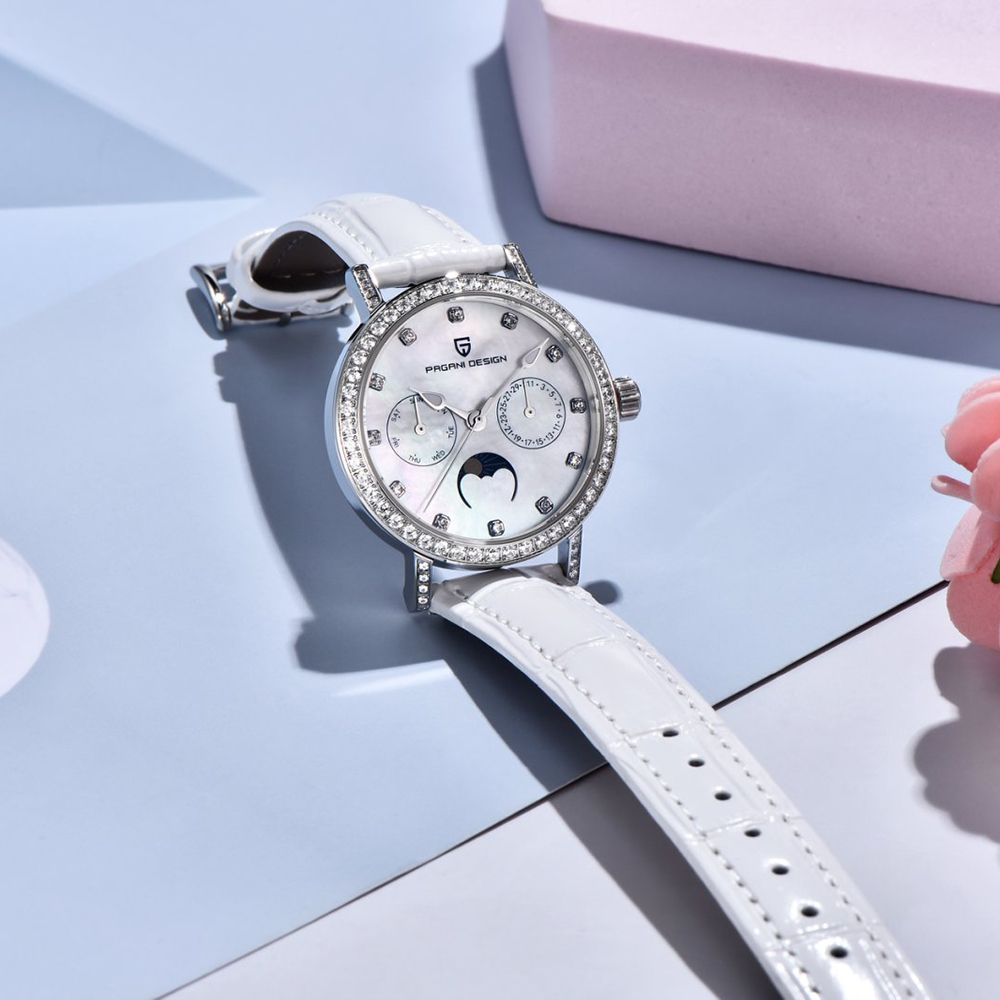 PAGANI DESIGN 여성용 쿼츠 시계 Mop 다이 - Luxury Watch Diamond 리뷰 및 가격