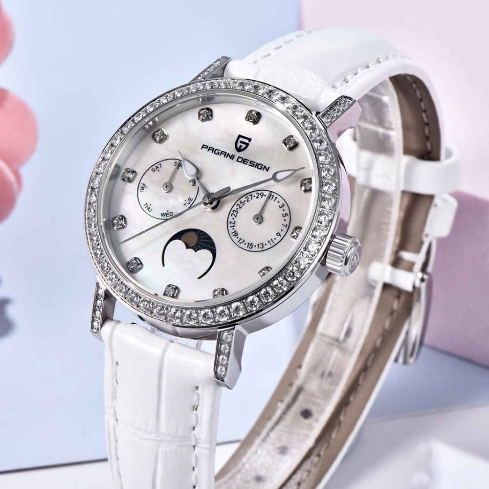 PAGANI DESIGN 여성용 쿼츠 시계 Mop 다이 - Luxury Watch Diamond 리뷰 및 가격