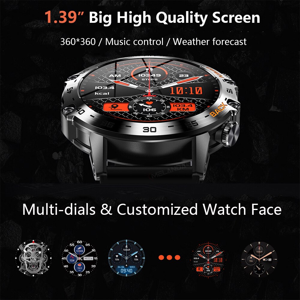 MEVADEN 스틸 1.39인치 남성용 고급 스마트워치 - Luxury Watch German 리뷰 및 가격
