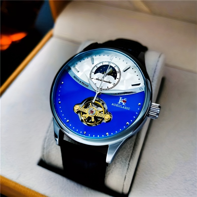 고급스럽고 세련된 남성용 기계식 시계, 원형 다이얼,  - Luxury Watch Korea 리뷰 및 가격