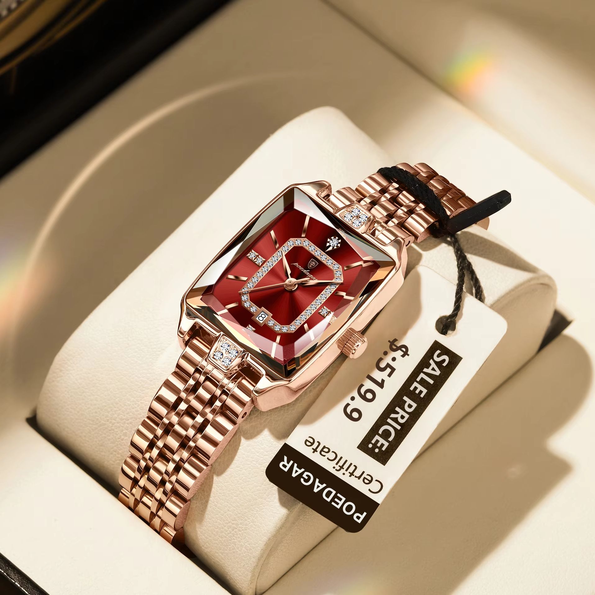 포에다가 패션 우아한 여성 손목시계 방수 날짜 여성 시 - Luxury Watch For Women 리뷰 및 가격