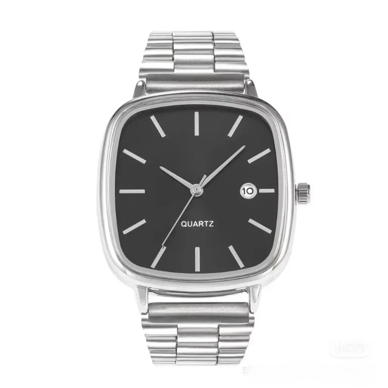 유명 브랜드 남자 시계 스틸 스트랩 비즈니스 달력 쿼츠 - Luxury Watch Manufacturers 리뷰 및 가격