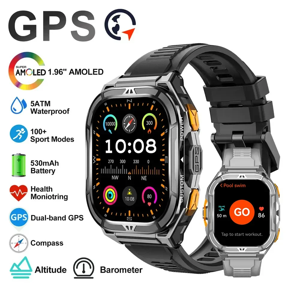 럭셔리 AMOLED 스마트워치, 실제 GPS 탑재, 5 - Luxury Watch In The World 리뷰 및 가격